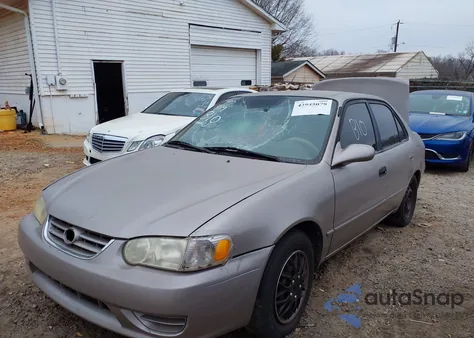 2002 Toyota Corolla Le из США, поврежденный, VIN 1NXBR12E42Z641401